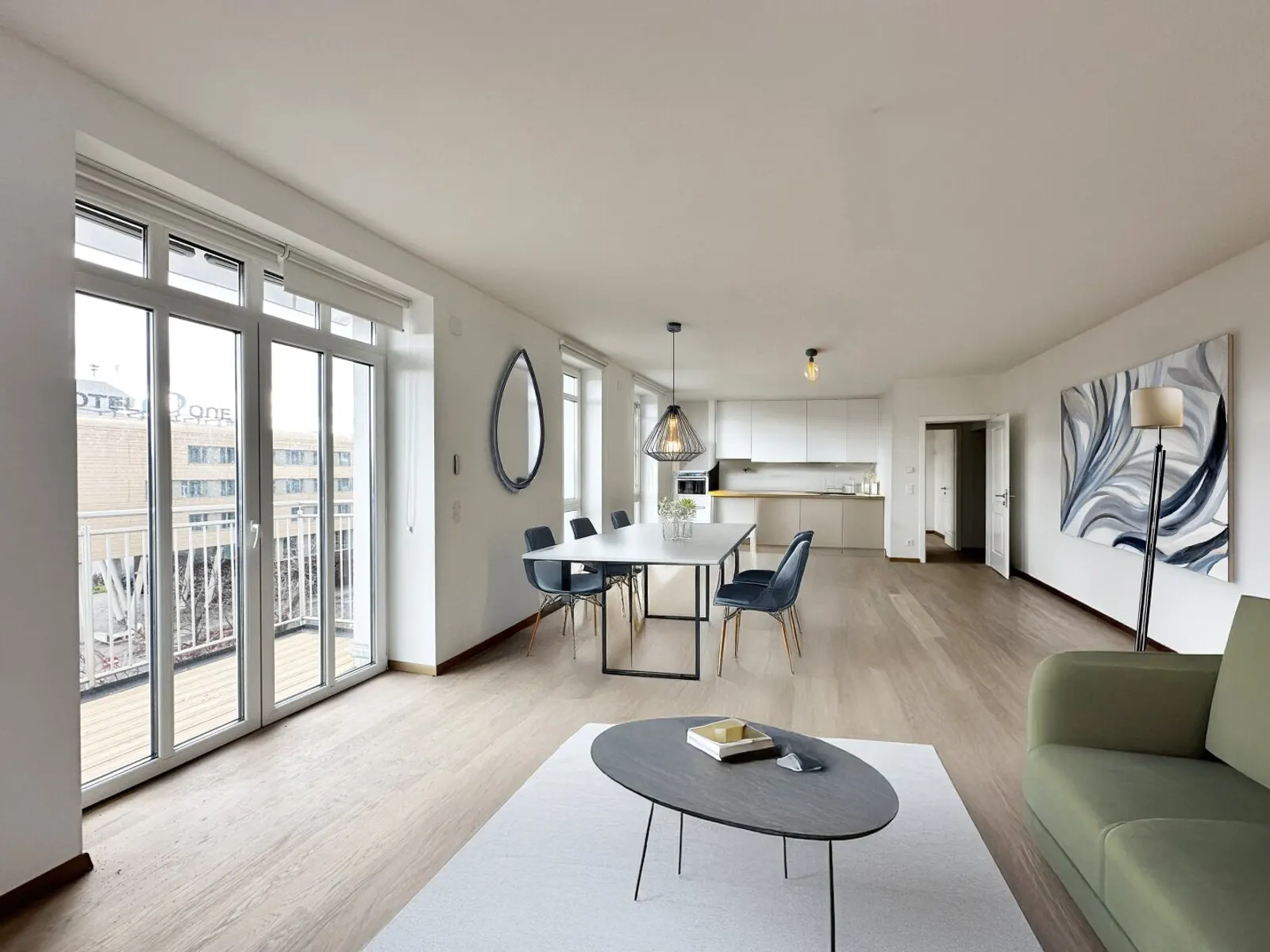 Exklusive 3-Zimmer-Wohnung mit Balkon & Blick auf das Wiener Riesenrad - Direkt an der U2 Messe-Prater optional Garagenplatz