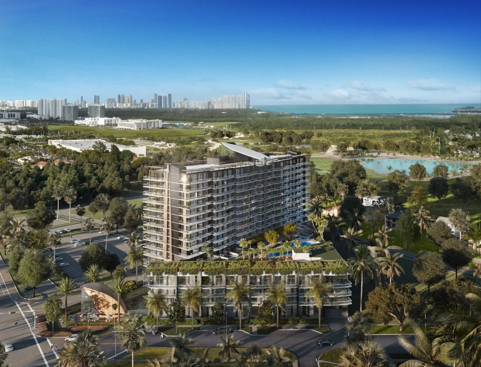 Sonnige Neubau Wohnung in Miami - Florida