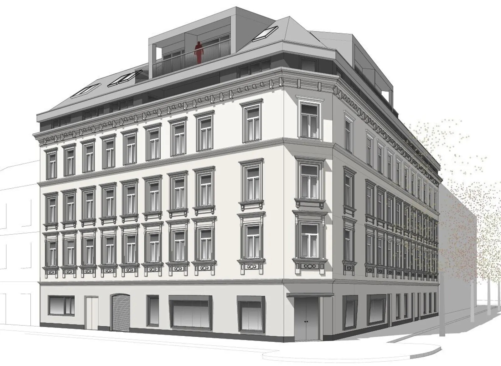 Eck-Geschäftslokal - ideal für Büro, Praxis oder Gastro-Light. !! Flexible Eigenplanung möglich !! keine Ablöse!